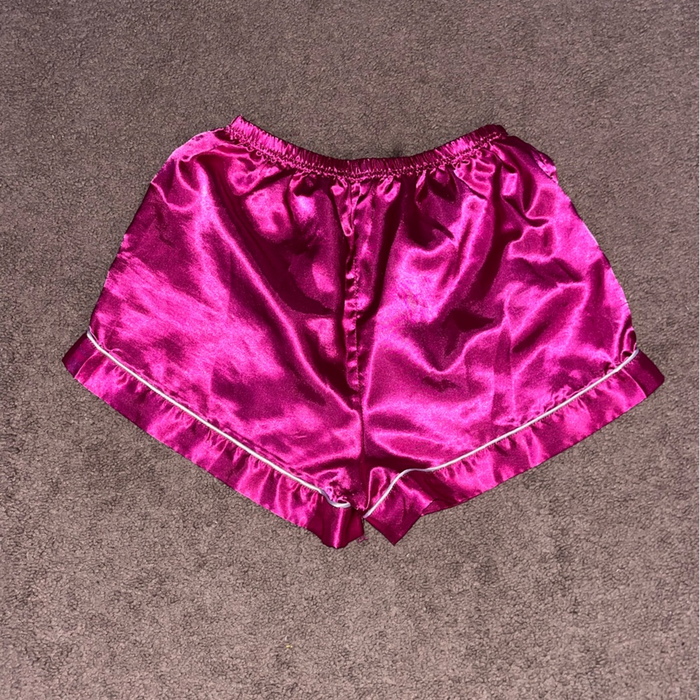 Pink sleep shorts